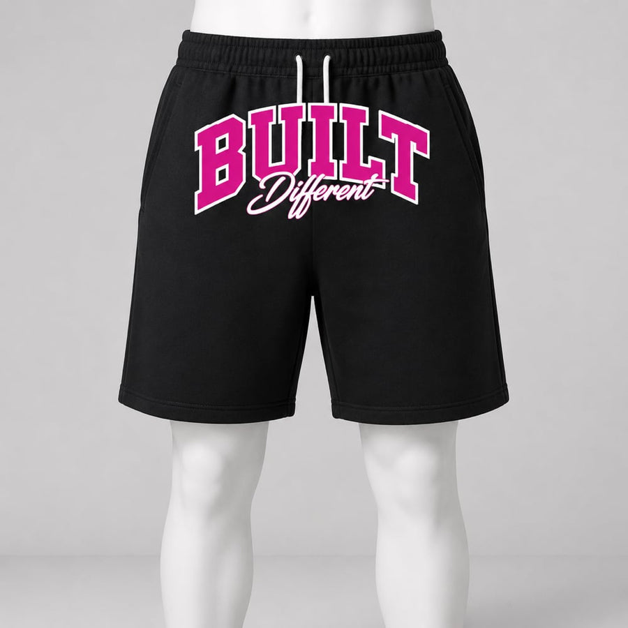 black&Pink Trackie Shorts
